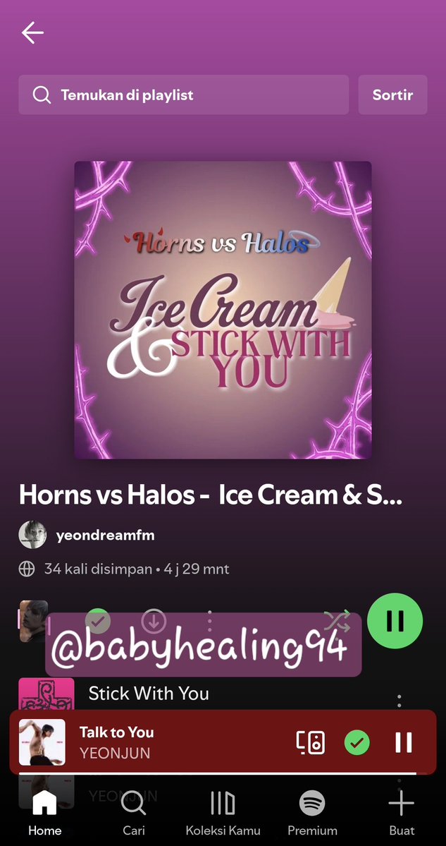 babyhealing94's tweet photo. 25/09/2026
ICE CREAM & SWY (P)
#TeamDevilbatu
HORNS vs HALOS STREAMING PARTY
#TOMORROW_X_TOGETHER #YEONJUN https://t.co/lQq6oPje4F
