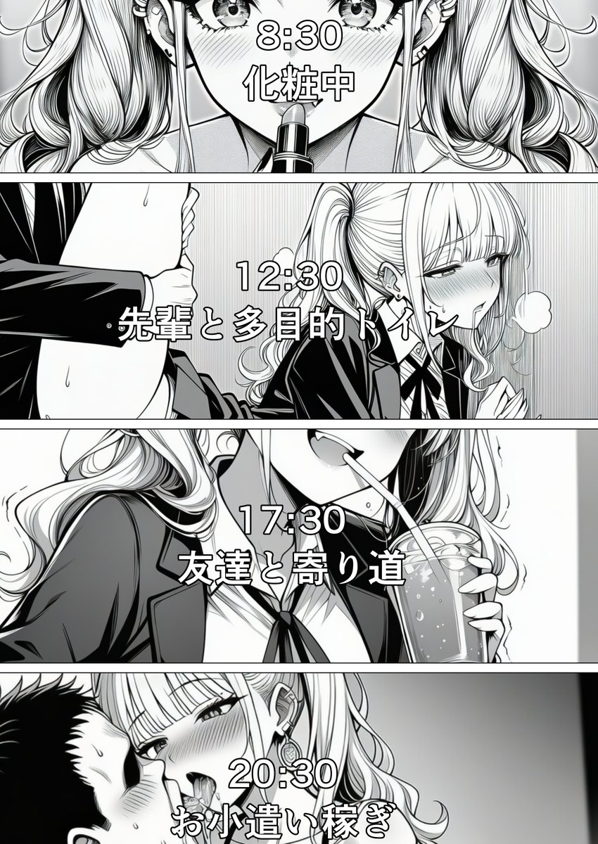 6f6xf's tweet photo. ギャルモデルのとある日のsetlog (1/2) https://t.co/KDPzvJTD0i