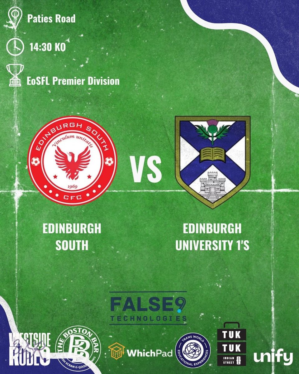 EdinburghUniAFC's tweet photo. Our first full weekend of fixtures this season!

The 20s start off the weekend tonight with their game against Arniston whilst action elsewhere takes place tomorrow 🙌

#OCOL💚💙 https://t.co/JgShztO5vK