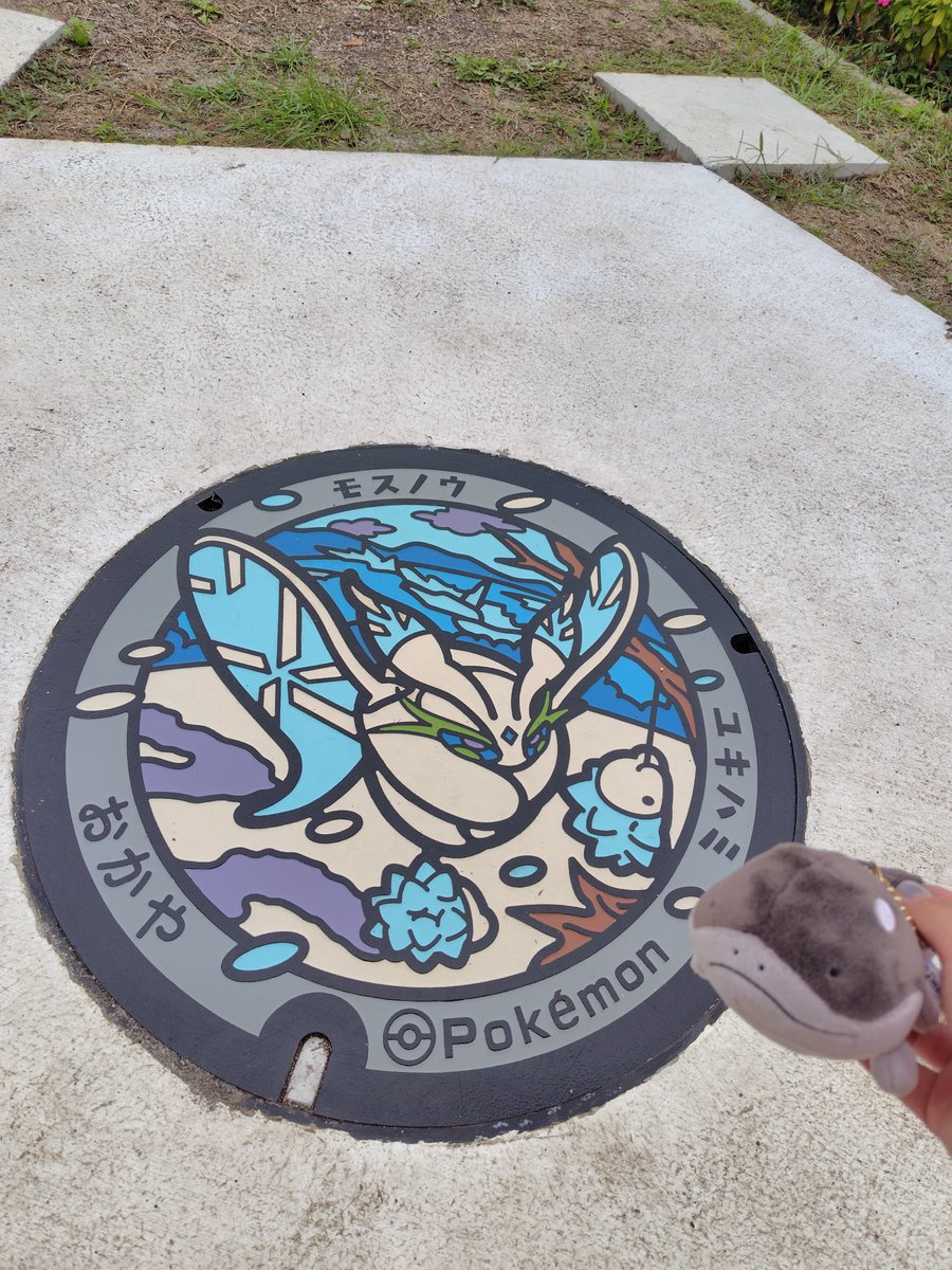 0310moti's tweet photo. ポケふた巡りもした！
ポケモンGOのスタンプラリーまだなかったけど😭 https://t.co/4DO8X93L5k