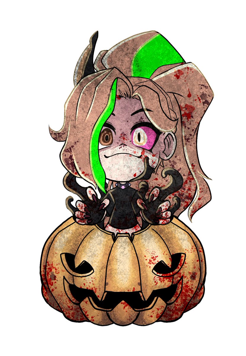 kaizer33226's tweet photo. Just in time for the spoop season to begin! ^^ A number of chibi halloween I did for the coming month XD! Enjoy!!

@GorgonSofia 
@SpeedyDVV 
@Blizolt7 
@Ultra4rtzsfw 

#KaizerArt #VoidArt #Chibi #Halloween https://t.co/2gNYoEG0Ex