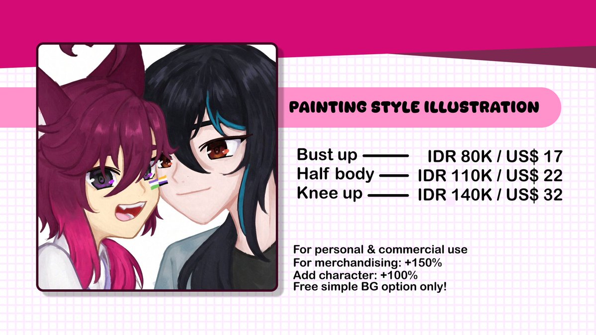 hxs00526's tweet photo. --🦊Sept-Oct commission open! 
♡/⟳ appreciated!

ᯓ➤ full render / colored sketch / monochrome / painting
ᯓ➤ open 3-15 slots
ᯓ➤ payment via QRIS/e-wallet &amp; VGen
ᯓ➤ locals can order via dm

── .✦ https://t.co/SpNHrtTc2U
#vgencomms #vgen #commission https://t.co/kOn0ijEJxB
