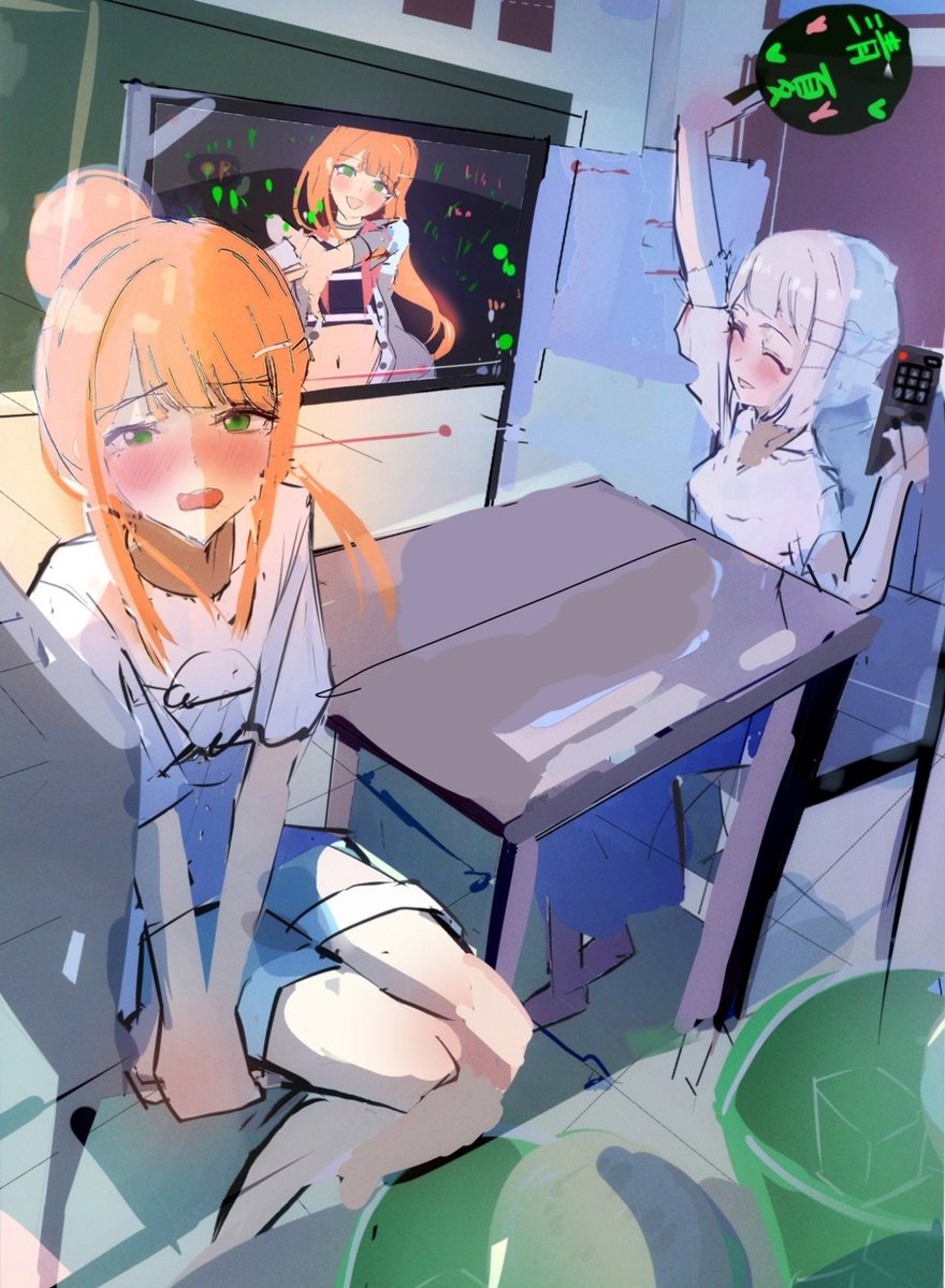 sLL80JoDo758038's tweet photo. Pっち、リーリヤからリモコン
取り返してきて…
#紫雲清夏　#学マスFA https://t.co/AaZbwQ0n6I