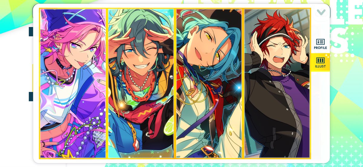 springpriori's tweet photo. Once again it’s Rinne who’s been left out and the last one to get his card, really feels like the other three are mocking him www https://t.co/1aRbIFQuun