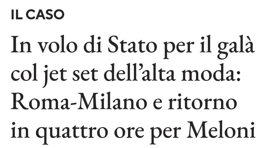 fawollo13's tweet photo. I voli di stato usati per riportare un assassino in Italia, un trafficante di essere umani e stupratore di bambini in Libia e per andare a Milano a rifarsi il guardaroba. Tanto paghiamo noi. Cialtrona.
#Meloni https://t.co/cRd8YTX2hu