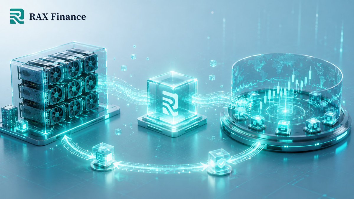 RaxFinance's tweet photo. 🛠️ Builder’s Note #01 

An index without a pool is a number nobody can transact on. 

A GPU cloud without an index is capacity nobody can price. 

@RaxFinance is building all three: 
✓ The machines — custodied in partner data centres 
✓ The unit — cT, backed 1:1 by those machines 
✓ The venue — where cT can actually clear 

One place where GPU compute is: 
Minted → Priced → Traded → Redeemed 

A benchmark, once referenced, becomes a market standard.

🔗 Join the Waitlist:
https://t.co/0sXOt71OLm
💬 Drop your address below.
🎁 Surprise Unboxing Opportunities await.