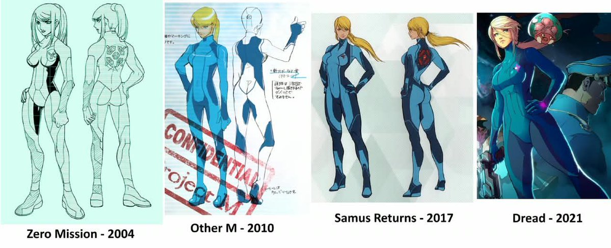 SJF1_3D's tweet photo. El meme está mal echo sabiendo que Samus se ve así en sus propios juegos. Aparte que Canónicamente sus medias son 106 de pechos,  60 de cintura, y 90 de caderas. Prácticamente una modelo acletica y voluntuosa https://t.co/f3rM7oVbve