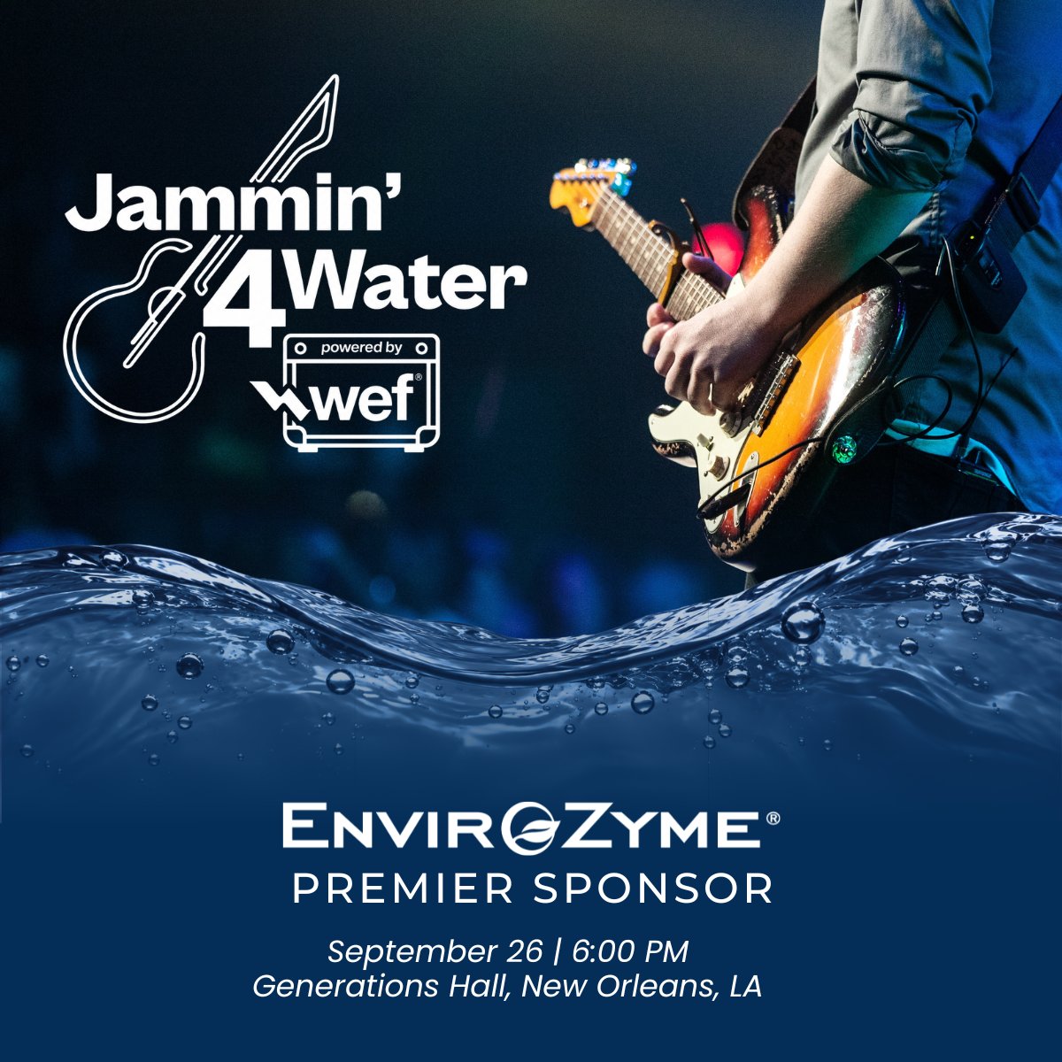 _envirozyme's tweet photo. https://t.co/OHNMx8IZqm TOMORROW: EnviroZyme is the premier sponsor of Jammin’4Water, which raises funds for global water, sanitation and hygiene initiatives. Come meet our team and enjoy a night of great music! https://t.co/SbWG0f6QGi