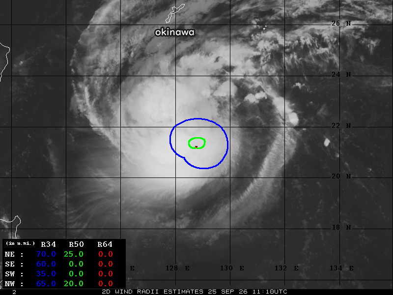 pacific_o's tweet photo. 台風26号、徐々に発達…　米の進路がカオス…　欧は東進しながら衰弱気味… https://t.co/PdTBprC0zG