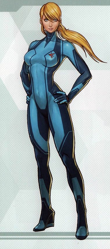 SJF1_3D's tweet photo. El meme está mal echo sabiendo que Samus se ve así en sus propios juegos. Aparte que Canónicamente sus medias son 106 de pechos,  60 de cintura, y 90 de caderas. Prácticamente una modelo acletica y voluntuosa https://t.co/f3rM7oVbve