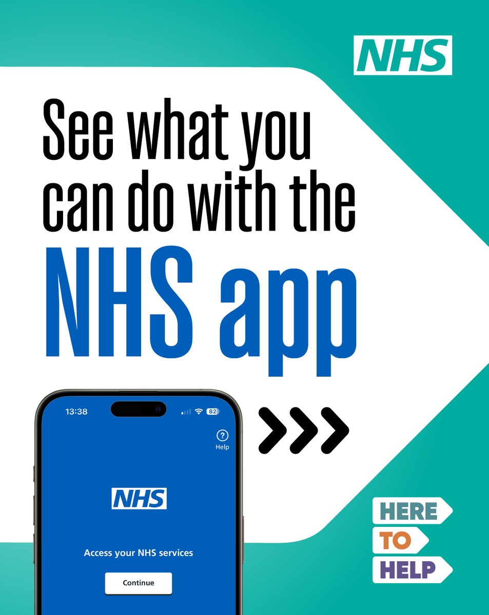 NHSLincsICB's tweet photo. 📱Save time with the NHS App – without calling your GP practice or hospital.
Order repeat prescriptions, manage appointments, view test results and your health record and receive messages.
Download the NHS App today.
#TapTheApp #HereToHelp https://t.co/zm7oaalt2N