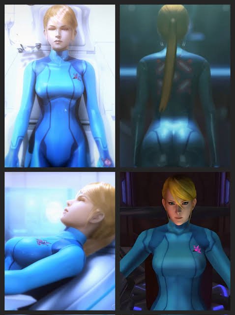 SJF1_3D's tweet photo. El meme está mal echo sabiendo que Samus se ve así en sus propios juegos. Aparte que Canónicamente sus medias son 106 de pechos,  60 de cintura, y 90 de caderas. Prácticamente una modelo acletica y voluntuosa https://t.co/f3rM7oVbve