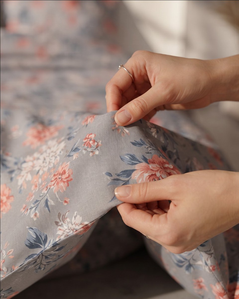 GusVilcan's tweet photo. Softness you can see, comfort you can feel. Create a dreamy bedroom retreat with delicate florals, cozy textures, and timeless elegance. https://t.co/FljC9CwJsB