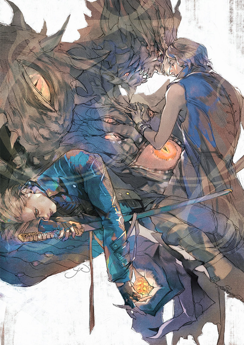 memento1113's tweet photo. 過去絵　DMCファンアート
バジ科バジ属のみなさま https://t.co/38JXBPK40R
