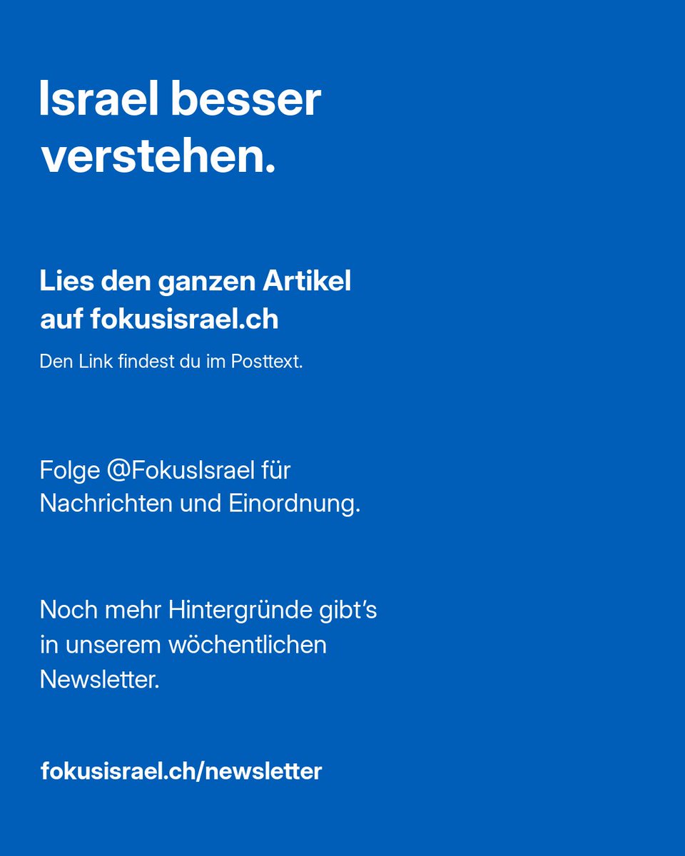 FokusIsrael's tweet photo. Warum machte Netanyahu den mehrfach verurteilten Ben-Gvir zum Minister, und wie nutzte dieser seine neuen Befugnisse? Weshalb könnte Ben-Gvir erneut zum Königsmacher werden, obwohl Netanyahus Herausforderer ihn nicht in seiner Regierung haben will?

Die Hintergründe erfährst du im ganzen Artikel auf https://t.co/0ho5cA6tI1:
https://t.co/JaSKTHMx3r

Bleib mit uns dran: Abonniere unseren wöchentlichen Newsletter für Nachrichten und Einordnung aus Israel.
https://t.co/SO3Azr5Jf3
