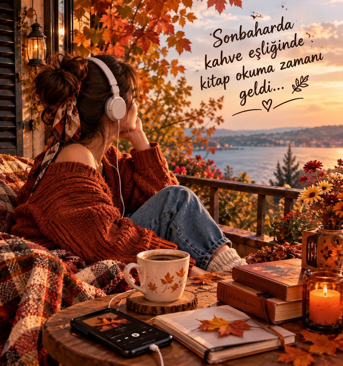 misalsair's tweet photo. HAYALLERE  DALIP  ,  ŞARKILAR DİNLEMENİN  ZAMAN ŞİMDİ 🌤️☕️ #sonbahar https://t.co/0HiFY7Td60