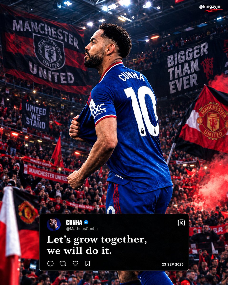 Kingzyjnr's tweet photo. Matheus Cuhna have an Elite 
MENTALITY.📸💥

United fand did you think Matheus Cuhna is going to out perform marcus Rashford this season?. 👀👇 https://t.co/iY1sB10QOM