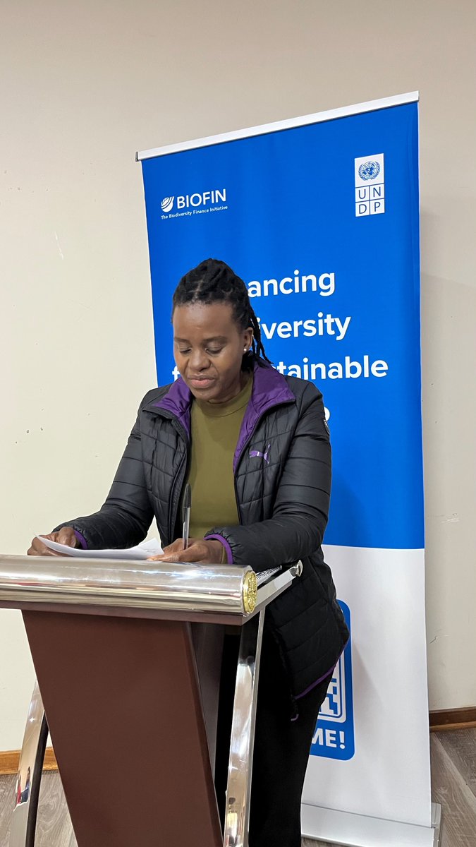 UNDPLesotho's tweet photo. The BIOFIN Team — UNDP, the Ministry of Environment &amp; Forestry, and the Ministry of Finance &amp; Development Planning, held a 2-day workshop with the NBSAP Steering Committee.
The session explored BIOFIN’s contribution to NBSAP Target 19 on biodiversity resource mobilisation. https://t.co/NHoFoEEtk2