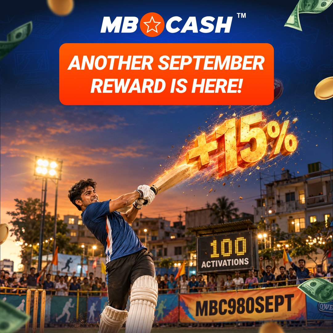 MBC_India_eng's tweet photo. 🎁 Another September Reward is LIVE! 🏁

🔥 Code: MBC980SEPT
💰 +15% on your next deposit — up to $5 bonus!
⚡ Only 100 activations available.
Don’t miss it! 🚀

👉 Deposit → Enter Code → Get Bonus 🎁
T&amp;Cs apply.

https://t.co/hW8AggNGiu https://t.co/TxlGGqttu8