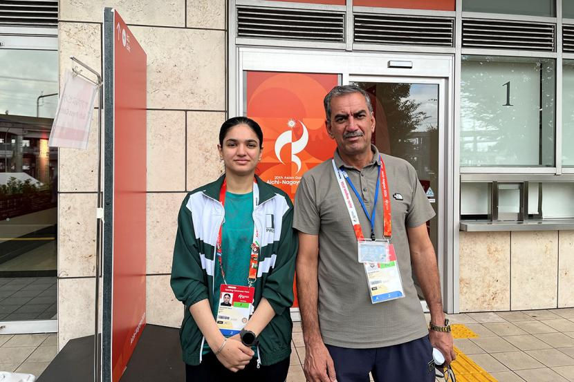 CJPNishu's tweet photo. From a quiet beginning to the international spotlight, Pakistan squash player Sana Bahadar has charted an inspiring path to the Asian Games. Her journey reflects determination, resilience and a passion for the sport. https://t.co/lfmzl1fp5C