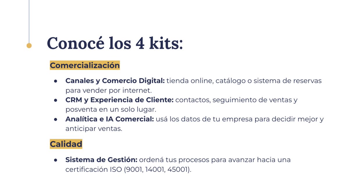 ComercioArg's tweet photo. KIT 4.0 suma 4 nuevos kits y ya son 16 soluciones tecnológicas para fortalecer la comercialización y la gestión de las PyMEs.
Una herramienta ágil y flexible que cubre hasta el 50% del valor neto del kit.
Conocé más: https://t.co/oxs27lgWrH https://t.co/SaPbnDN5WS