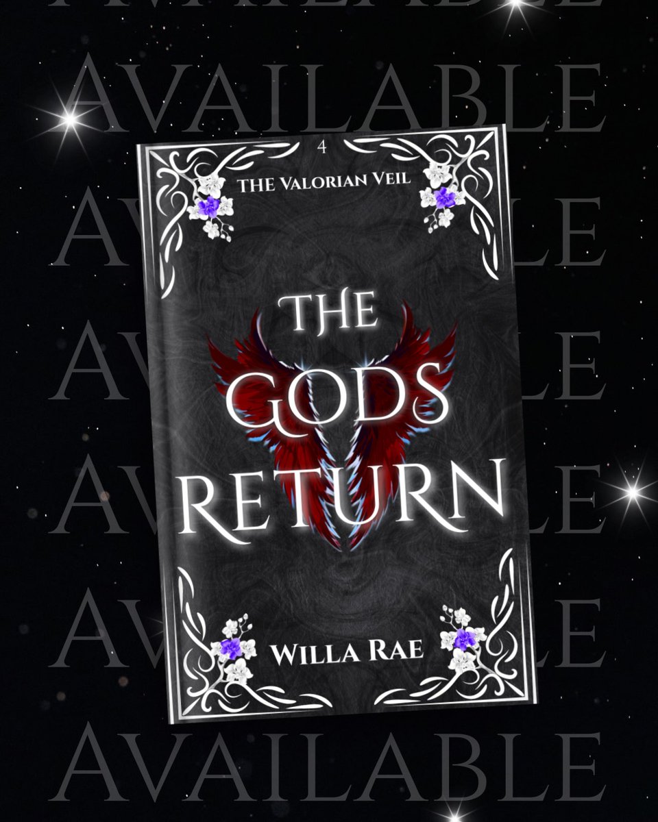 JulieannAn2g's tweet photo. The Gods Return by Willa Rae is now available on Kindle Unlimited. A high-fantasy realm, powerful gods, soul-ties, prophecy, betrayal, and four unforgettable gods await. Books 1–4 are available now; Book 5 arrives in September. https://t.co/5ImL09AeBc