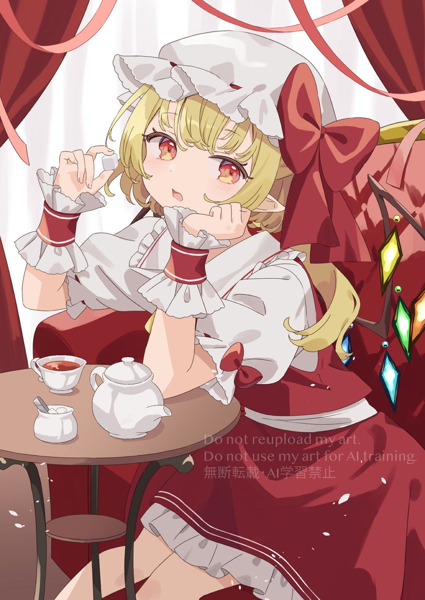 kamati0maru's tweet photo. ティータイムフランちゃん🫖 https://t.co/edvcyI0wpI