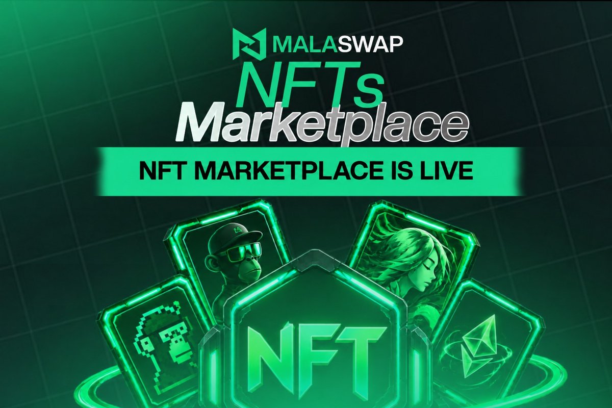 MalachiteonARC's tweet photo. 🔥 HEY, ARC BUILDERS!

The first NFT marketplace built on @arc is officially live! You can now explore, mint, buy and sell NFTs, all powered by $MALA.

This marks another major step in expanding the MalaSwap ecosystem ahead of our full launch on September 27.

Explore now: https://t.co/PwecOnTJTL

One token. One ecosystem. Endless possibilities. 💚🔥