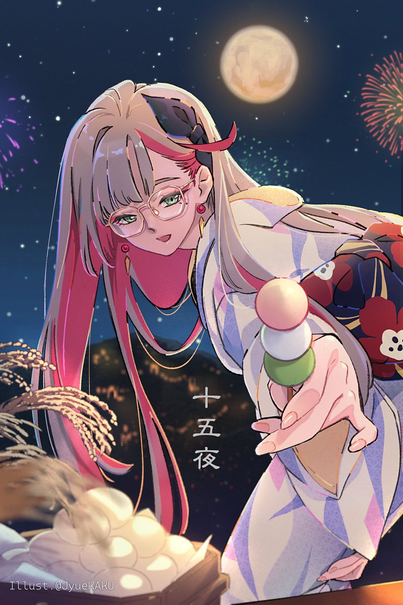 asasiokoyake's tweet photo. 🌕⋆｡˚ 🐇 中 秋 節 快 樂 🥮 ˚｡⋆🌕

   拿你們的月亮來換本焼得月見糰子🍡 

      🌙🐇🥮✨🌙🐇🥮✨ https://t.co/Qz6gTXBF0M