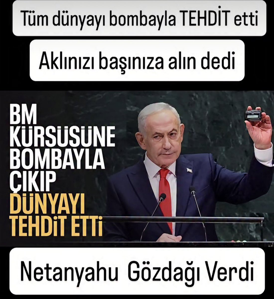 _sahra_mine's tweet photo. O bomb@yı alırla senin bir tarafına anladın sen onu . Çocuk k@tıli @netanyahu . https://t.co/7X9f2epCcB