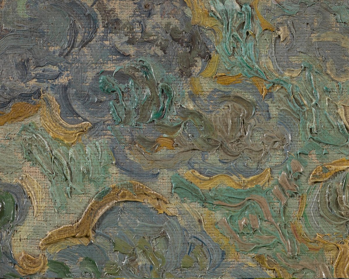 vangoghmuseum's tweet photo. Fun fact: Vincent painted this landscape entirely from memory. 🧠🌅
While staying at the psychiatric institution in Saint-Rémy, Vincent couldn't return to Brabant. So instead, he returned there in his mind.
He painted memories of the countryside where he grew up, writing to his mother and sister that this was: 'a reminiscence of Brabant, cottages with mossy roofs and beech hedges on an autumn evening with a stormy sky, the sun setting red in reddish clouds.'

🖼️  'Reminiscence of Brabant', 1890 © Van Gogh Museum