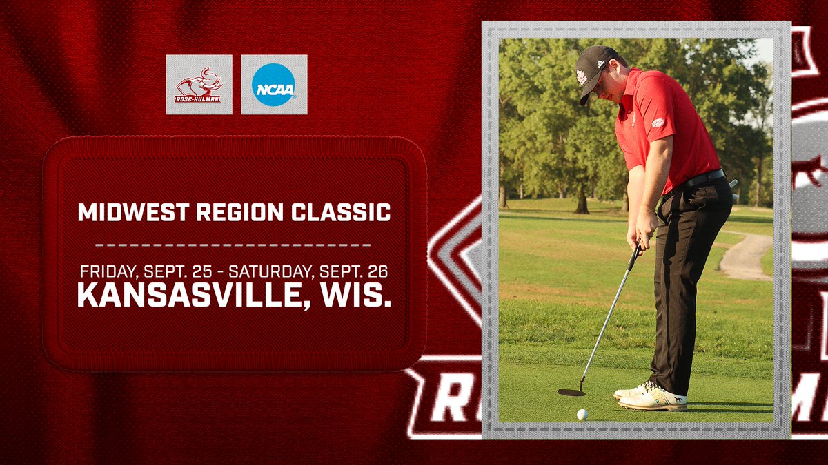 rhitsports's tweet photo. MEN'S ⛳: Rose-Hulman heads up north to compete in the Midwest Region Classic #GoRose
📍: Kansasville, Wisconsin
⏰: Friday, September 25 - Saturday, September 26
📄: https://t.co/SfFl0e5f7j https://t.co/Uc31B8XbWz