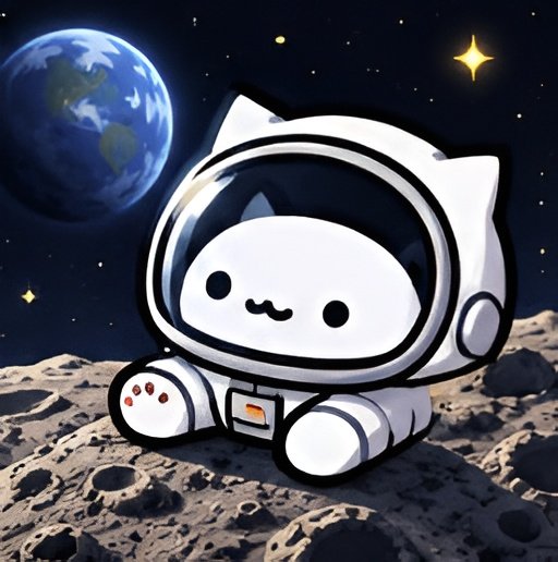 BongoCatOnGo's tweet photo. To the moon, literally. https://t.co/sJoQ6bvcPF