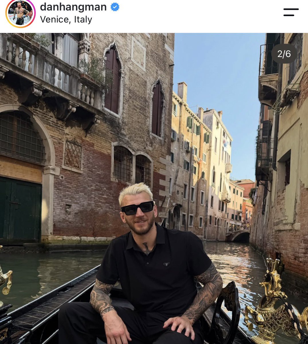 DovySimuMMA's tweet photo. Remember the girl who exposed Dan Hooker and broke up his marriage 

Yeah. She’s with Dan Hooker on vacation in Italy ☠️☠️☠️ https://t.co/Tn163P0OFE
