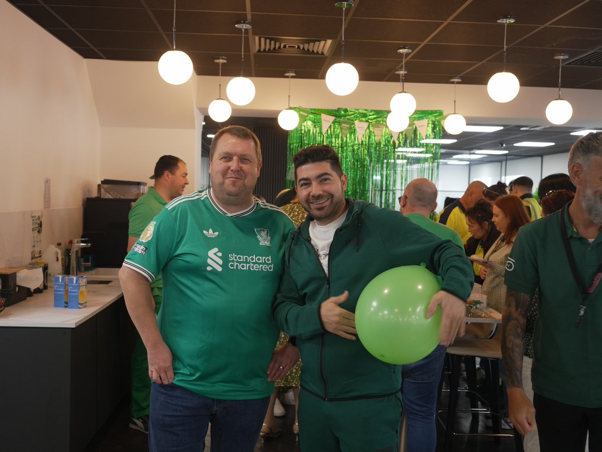 CheckFire_Ltd's tweet photo. 💚 CheckFire turned green for Macmillan!

From our Great CheckFire Bake Off to quizzes and competitions, it’s been a fantastic day! Even our LFX got involved — luckily, its services weren’t needed! 🔥

We’re also matching every pound donated💚

#CheckFire #MacmillanCoffeeMorning https://t.co/k7BBaQ4BWo
