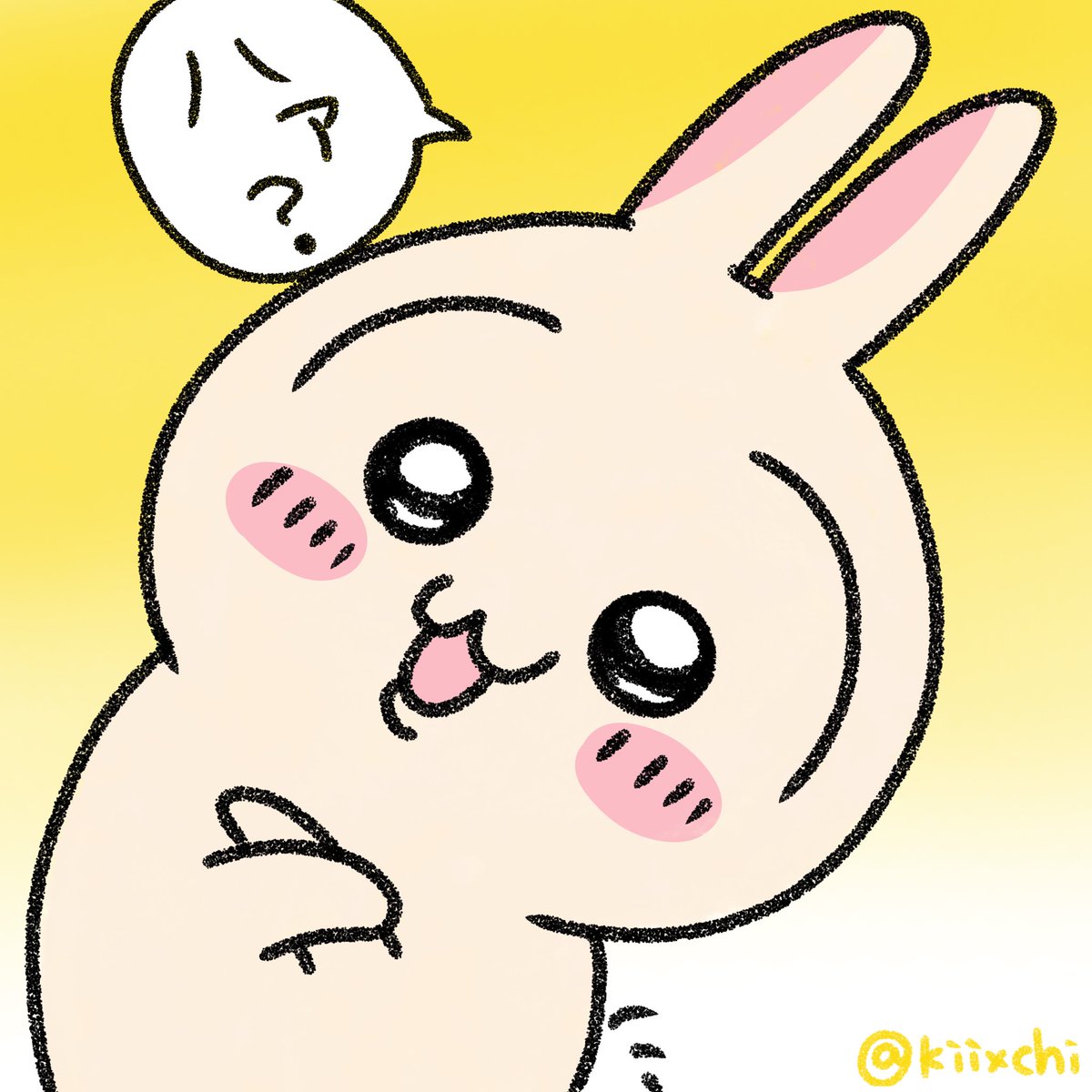kiixchi's tweet photo. 落ち込んだり悩んだときは、うさぎのハァ？で全部ふっ飛ばしてほしい https://t.co/gC2aAVZOq3