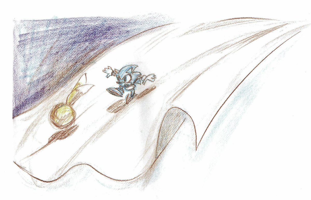 VGArtAndTidbits's tweet photo. Various Sonic concepts from Sonic Team artists. 

The Sonic the Hedgehog artbook these came from doesn’t specify which games these concepts were created for. Sometimes devs will just doodle ideas for future use, so not every concept is connected to a specific game. https://t.co/oibcd7hrzl