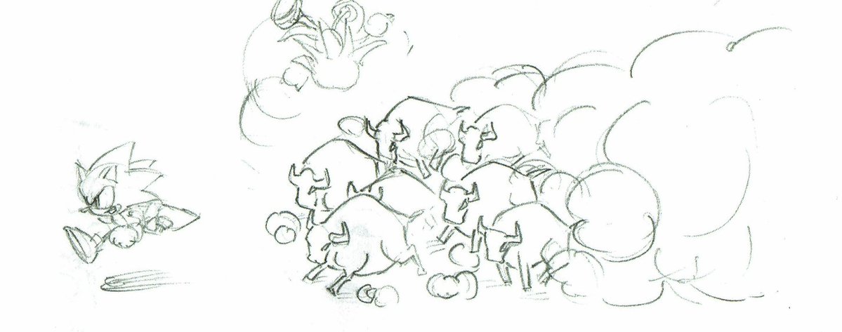VGArtAndTidbits's tweet photo. Various Sonic concepts from Sonic Team artists. 

The Sonic the Hedgehog artbook these came from doesn’t specify which games these concepts were created for. Sometimes devs will just doodle ideas for future use, so not every concept is connected to a specific game. https://t.co/oibcd7hrzl