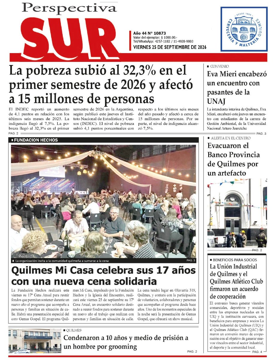 perspectivasur's tweet photo. #TAPA No te pierdas la edición de hoy del diario #PERSPECTIVASUR https://t.co/10IoSlZco7