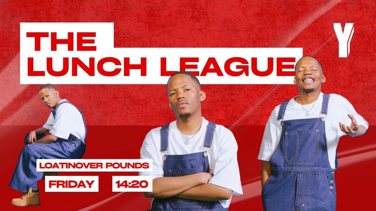Yfm's tweet photo. Catch @LatinoverPounds with @SizweM on #TheLunchLeague as they unpack his brand-new project Ground to Glory, out today! 🔥🎶
Pitori’s finest is in the building!
#YFM #YWorld https://t.co/vBHWodrdUJ