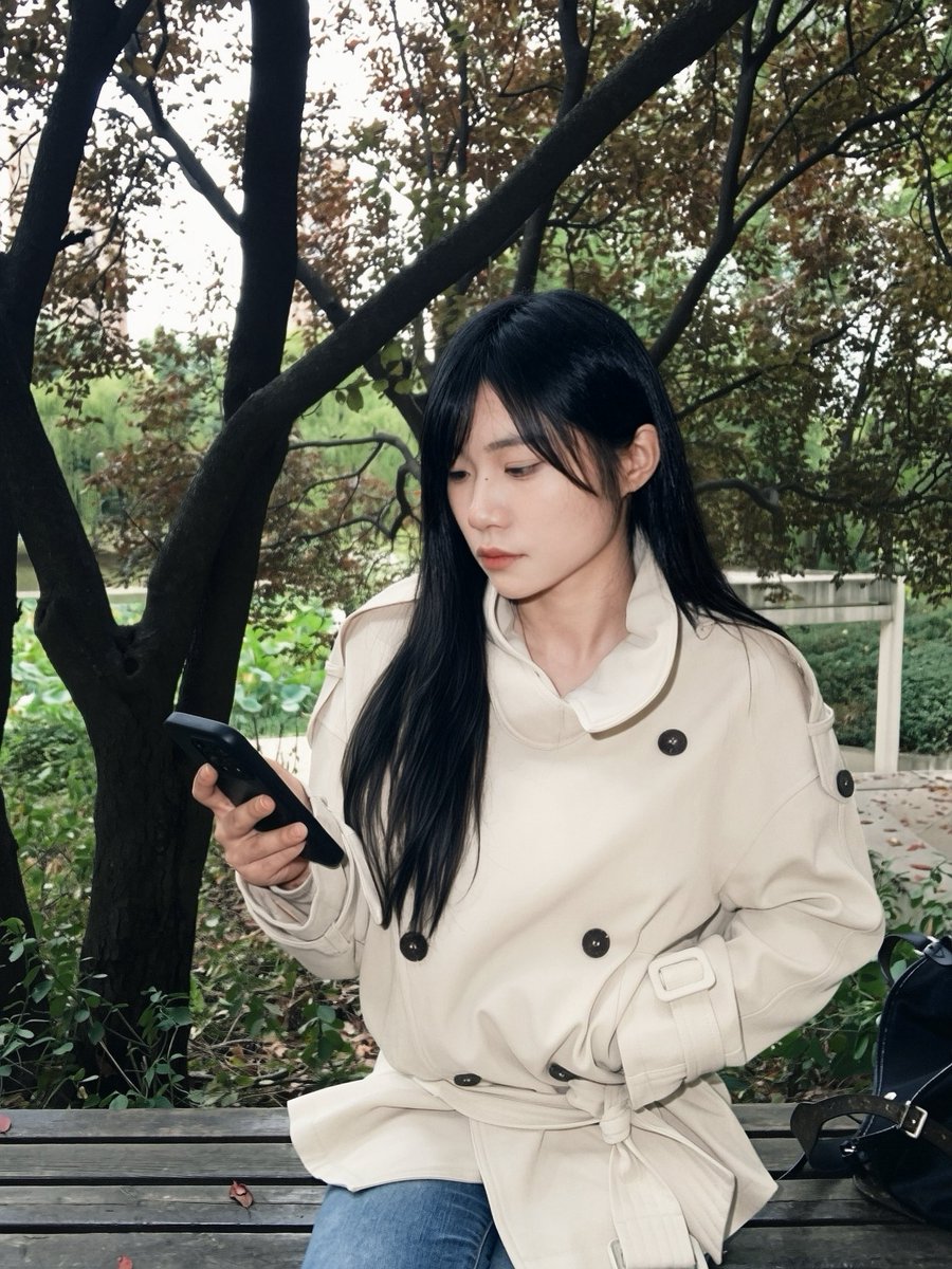 violet6ffp's tweet photo. 穿风衣的季节🍂 https://t.co/DMZ9L0EI5z