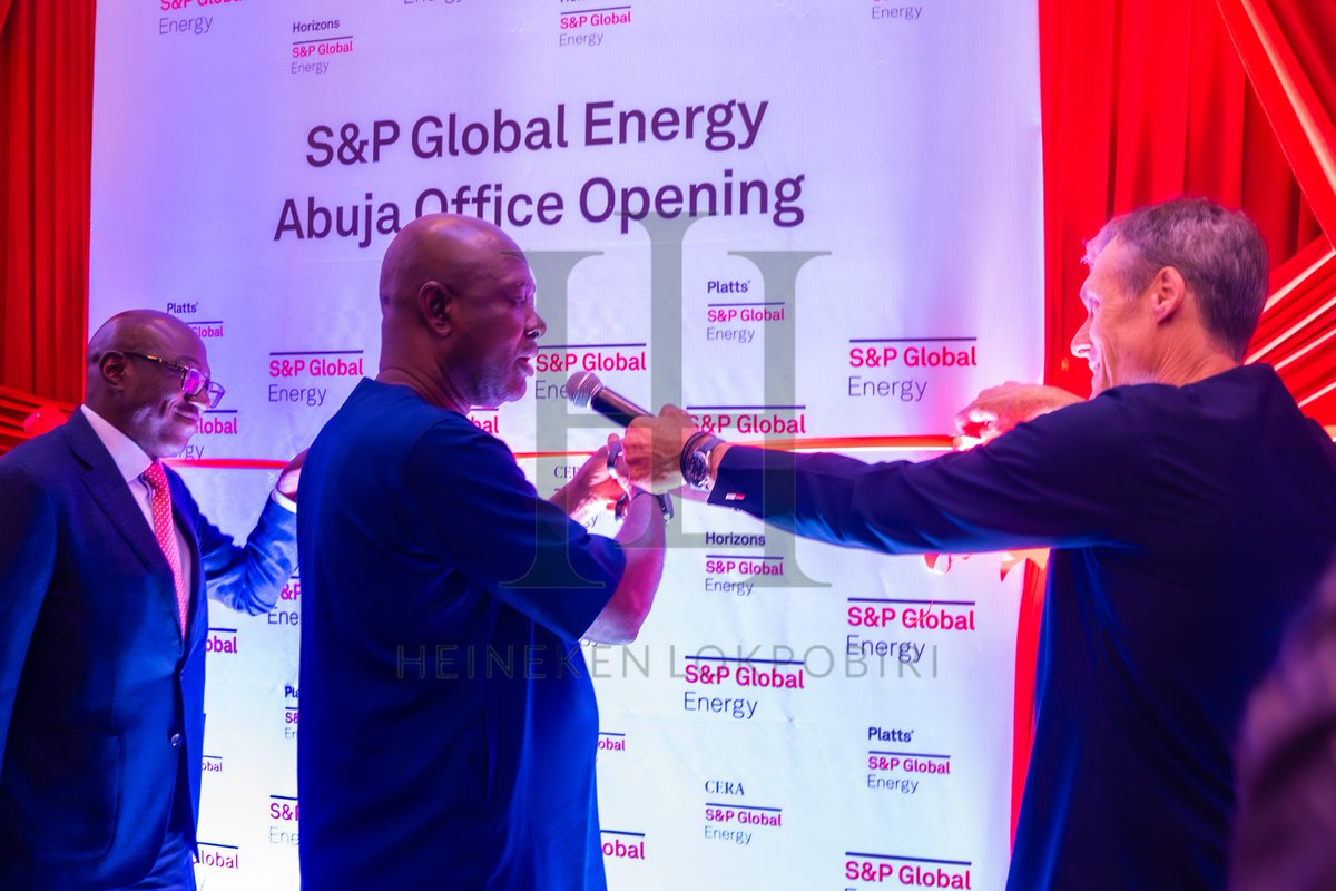 senlokpobiri's tweet photo. PHOTO NEWS

Senator Lokpobiri commends S&amp;P Global Energy’s Abuja office commissioning, highlighting its contribution to strengthening Nigeria’s energy sector through innovation, expertise, resilience, and investment. https://t.co/vCuZIlnBd2