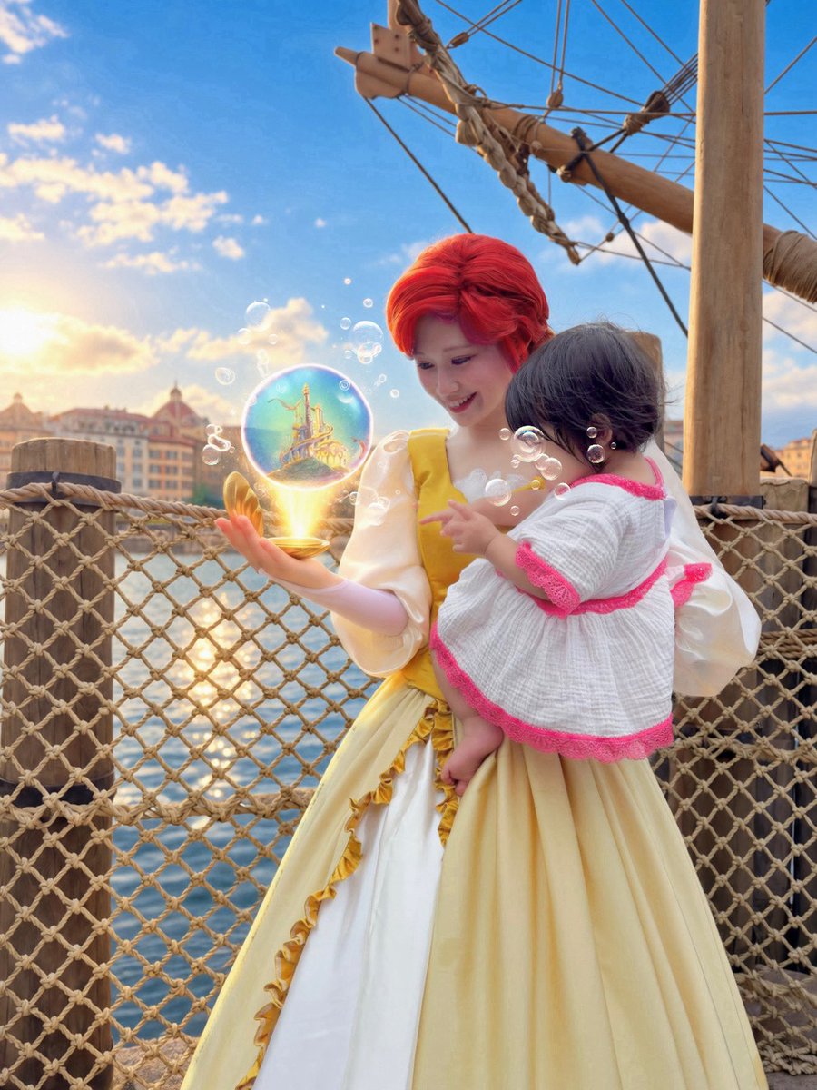 kaya__mal's tweet photo. リトルマーメイドⅡ

私にも可愛い👶🏻が産まれたらやりたかったの🫧

#dハロ仮装 https://t.co/wIC5YzMqAW