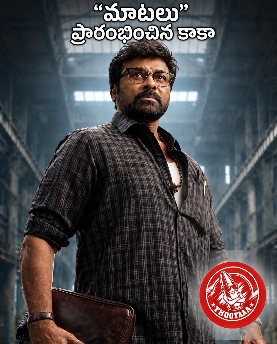 Thootaaa_'s tweet photo. మెగాస్టార్ కాకా డబ్బింగ్ కి పూజ ఈరోజే జరిగింది
సూపర్ హిట్ సినిమాకి మాటలు మొదలయ్యాయి
బెస్ట్ విషెస్ టు మెగాస్టార్ట్ చిరంజీవి గారు @KChiruTweets 

#KAAKA #MegaStar #Chiranjeevi @dirbobby @TheKVNofficial @MusicThaman https://t.co/NKgEwfRtsg