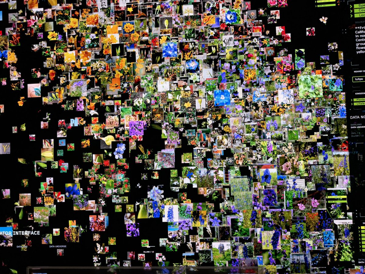 tadtweets's tweet photo. 👀 Caught up with my friends AI legend  @EMostaque and talented digital artist @nicedayJules along with new friend @joecroskey of @ii_posts (founded by Emad) to tour the dazzling @DatalandMuseum created by @refikanadol whom I also saw. Everyone should experience this incredible museum of the future 🔥🚀👇