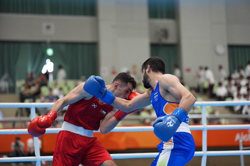 BFI_official's tweet photo. Glimpses from Sachin’s match at the 2026 Asian Games today. 🥊🇮🇳

📷: Asian Boxing

#IndianBoxing #2026AsianGames https://t.co/XiCruSd66U