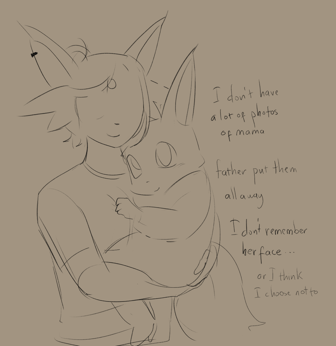 wenda_real's tweet photo. Shiny Eevee don't blame yourself, your mother is to blame

AU https://t.co/Vytenn7ee4