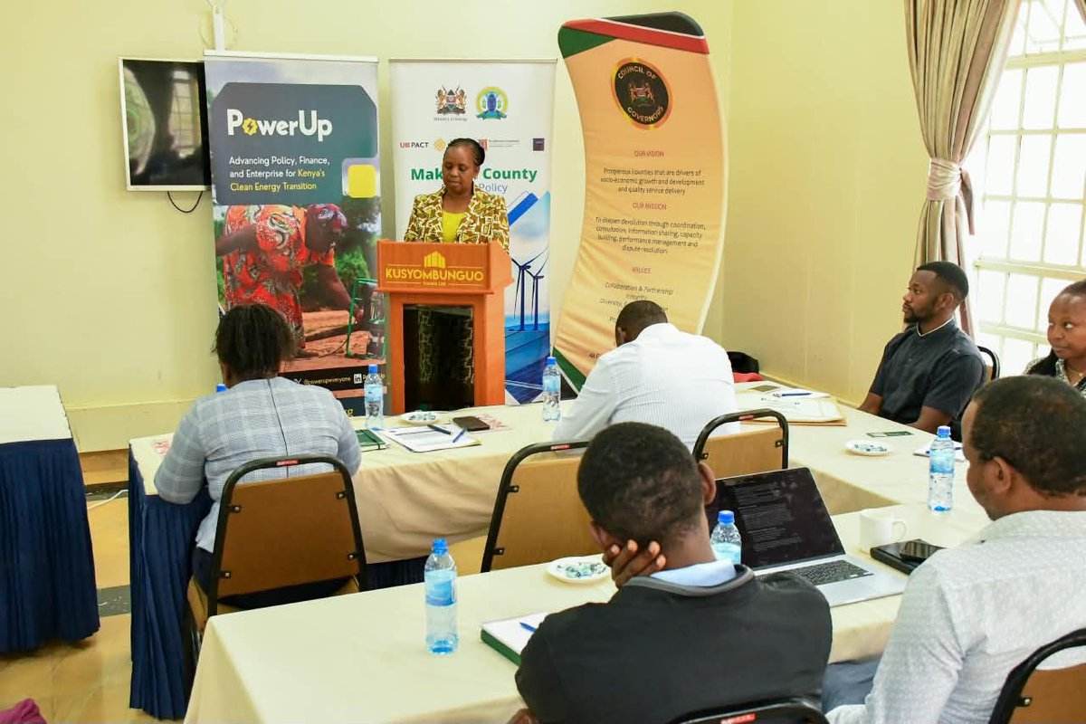 PowerUpEveryone's tweet photo. Day One of the County Energy Planning Learning &amp; Action Exchange brought together 14 counties, energy actors, development partners and the private sector to explore how stronger energy planning can drive investment and implementation.

#CountyEnergyPlanning #CleanEnergy #Makueni https://t.co/I6sdXOsBGV
