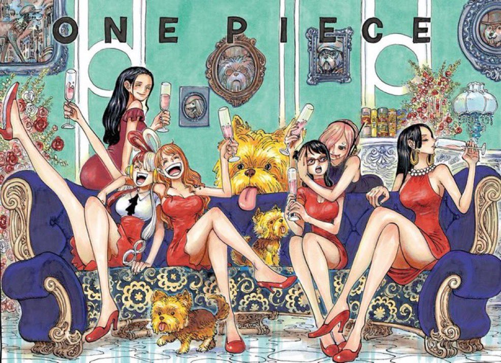 HauntingUrHouse's tweet photo. some of my favorite color spreads are the ones where the girls are all drawn together https://t.co/Ega9CJuG14