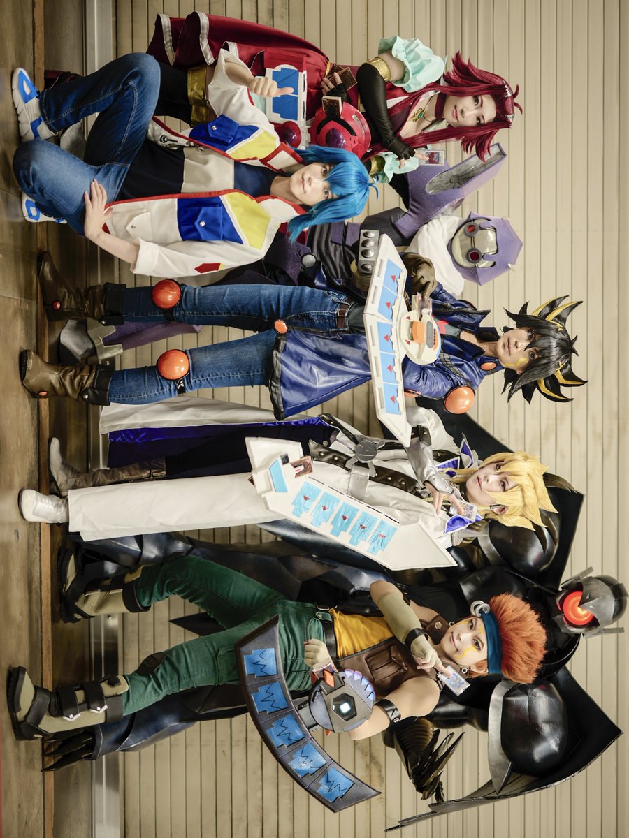 mym11tenki's tweet photo. 遊戯王5D’s コスプレ
Yu-Gi-Oh! 5D’s Cosplay

Team 5D’s, assembled !!

📸 @abios_2004 

#Uアコスタ2026
#アコスタ池袋 https://t.co/iRUok5LPzq